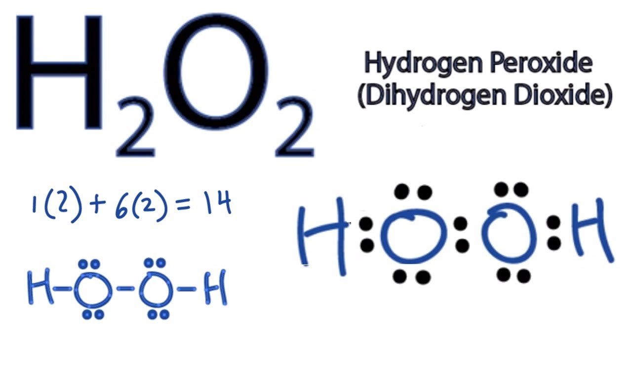 ไฮโดรเจนเปอร์ออกไซด์ (Hydrogen peroxide; H2O2)