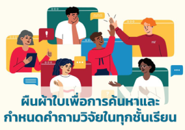 ผืนผ้าใบเพื่อการค้นหาและ กำหนดคำถามวิจัยในทุกชั้นเรียน พารามิเตอร์รูปภาพ 1