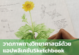 วาดภาพทางวิทยาศาสตร์ด้วยแอปพลิเคชันSketchbook พารามิเตอร์รูปภาพ 1